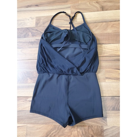 Lululemon Women's Dance to Yoga Leotard Romper Black Size 4 - Picture 2 of 9